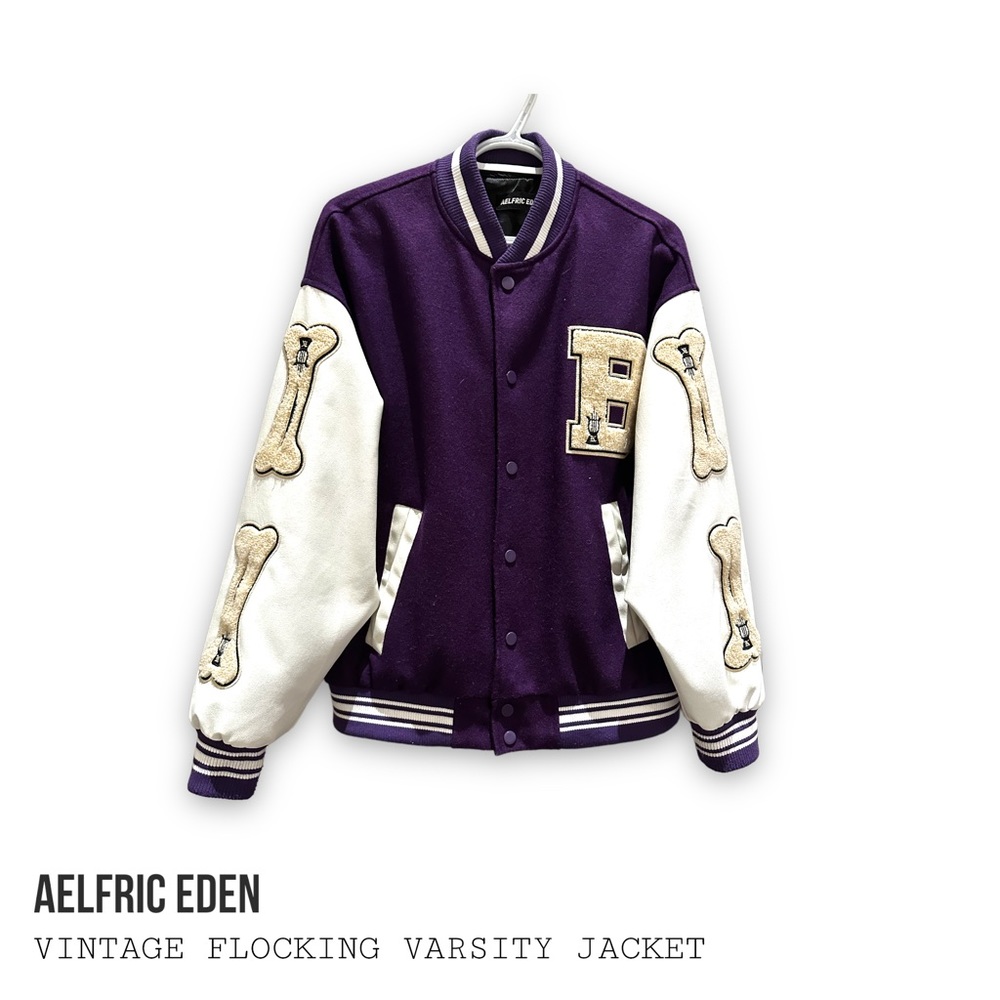 Aelfric Eden Vintage Varsity Jacket “Bone”